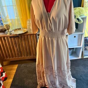 Size xxl creme maxi dress